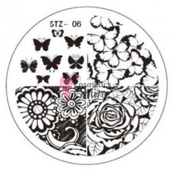 Matrita de Unghii din metal rotunda 5,6cm STZ 06